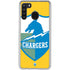 NFL Los Angeles Chargers Retro Logo Galaxy A21 Clear Case