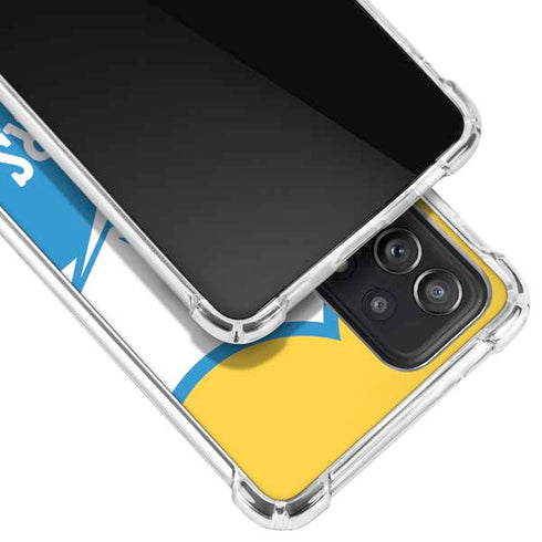 NFL Los Angeles Chargers Retro Logo Galaxy A52 5G Clear Case
