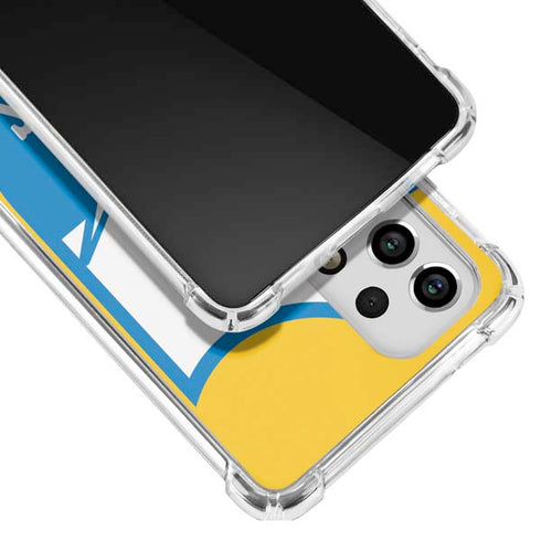 NFL Los Angeles Chargers Retro Logo Galaxy A53 5G Clear Case