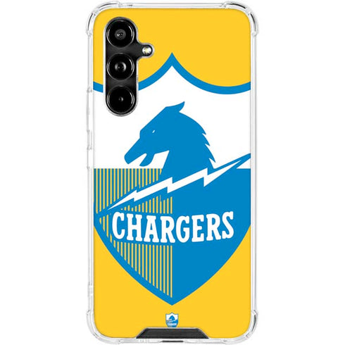 NFL Los Angeles Chargers Retro Logo Galaxy A54 5G Clear Case