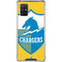 NFL Los Angeles Chargers Retro Logo Galaxy A71 5G Clear Case