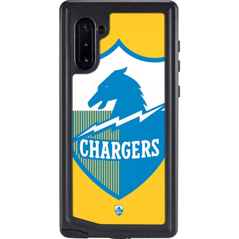NFL Los Angeles Chargers Retro Logo Galaxy Note 10 Waterproof Case