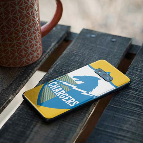 NFL Los Angeles Chargers Retro Logo Galaxy S10e Skin