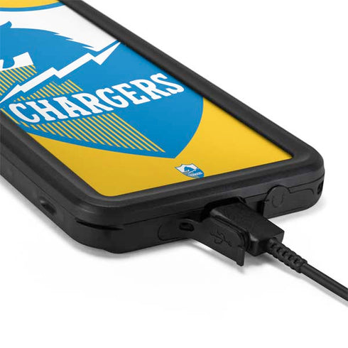 NFL Los Angeles Chargers Retro Logo Galaxy S20 Plus Waterproof Case