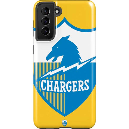 NFL Los Angeles Chargers Retro Logo Galaxy S21 Plus 5G Pro Case