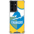 NFL Los Angeles Chargers Retro Logo Galaxy S21 Ultra 5G Clear Case
