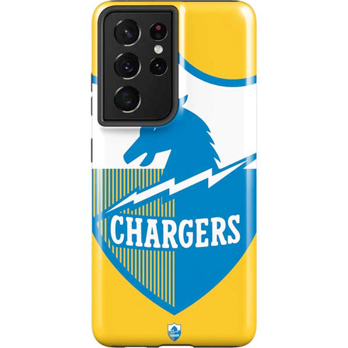 NFL Los Angeles Chargers Retro Logo Galaxy S21 Ultra 5G Pro Case