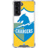 NFL Los Angeles Chargers Retro Logo Galaxy S22 Clear Case