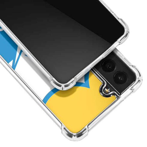 NFL Los Angeles Chargers Retro Logo Galaxy S22 Plus Clear Case
