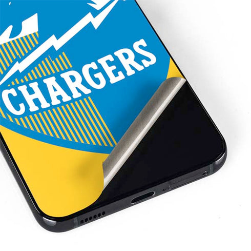 NFL Los Angeles Chargers Retro Logo Galaxy S22 Skin