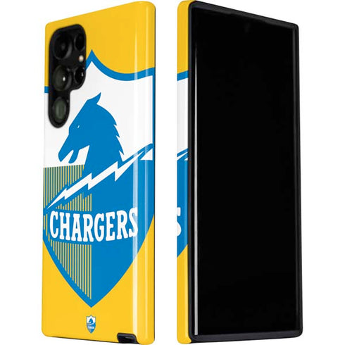 NFL Los Angeles Chargers Retro Logo Galaxy S22 Ultra Pro Case
