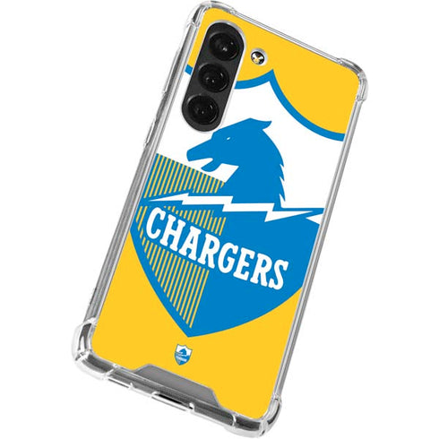 NFL Los Angeles Chargers Retro Logo Galaxy S23 Clear Case