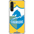 NFL Los Angeles Chargers Retro Logo Galaxy S23 Plus Clear Case