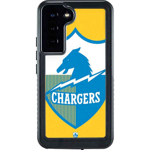 NFL Los Angeles Chargers Retro Logo Galaxy S23 Plus Waterproof Case