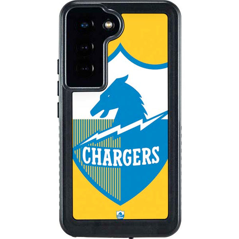 NFL Los Angeles Chargers Retro Logo Galaxy S23 Waterproof Case