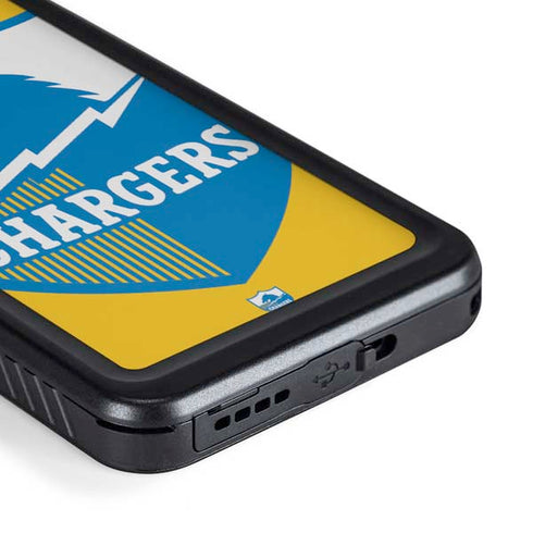 NFL Los Angeles Chargers Retro Logo Galaxy S23 Waterproof Case