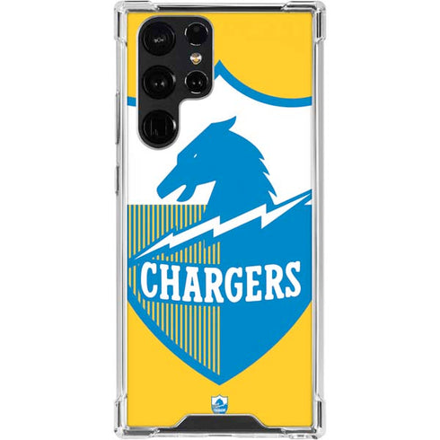 NFL Los Angeles Chargers Retro Logo Galaxy S24 Ultra Clear Case