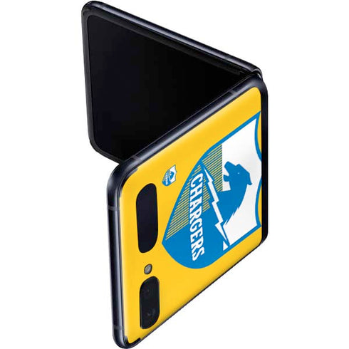 NFL Los Angeles Chargers Retro Logo Galaxy Z Flip Skin