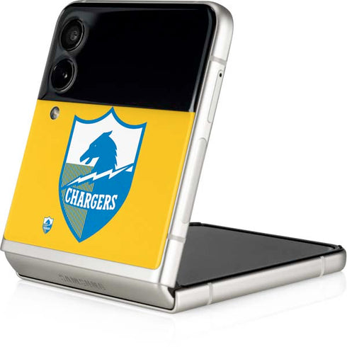 NFL Los Angeles Chargers Retro Logo Galaxy Z Flip3 5G Skin