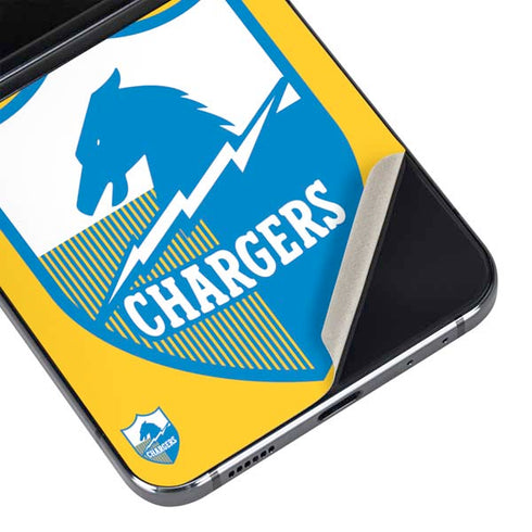 NFL Los Angeles Chargers Retro Logo Galaxy Z Flip5 5G Skin