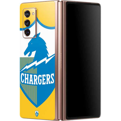 NFL Los Angeles Chargers Retro Logo Galaxy Z Fold2 5G Skin