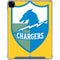 NFL Los Angeles Chargers Retro Logo iPad Pro 12.9in (2020) Clear Case