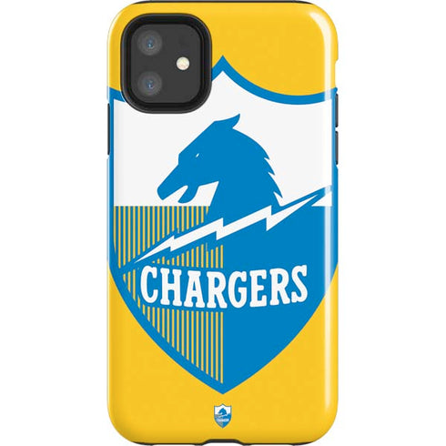 NFL Los Angeles Chargers Retro Logo iPhone 11 Impact Case