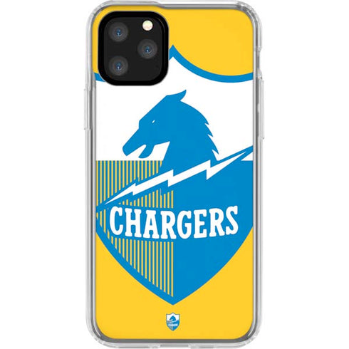 NFL Los Angeles Chargers Retro Logo iPhone 11 Pro Clear Case