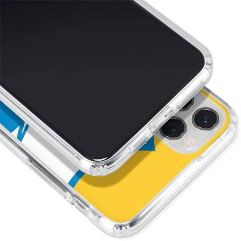 NFL Los Angeles Chargers Retro Logo iPhone 11 Pro Clear Case