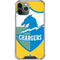 NFL Los Angeles Chargers Retro Logo iPhone 11 Pro Max Clear Case