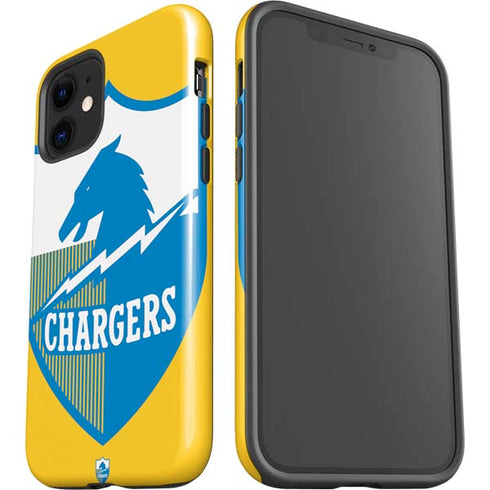 NFL Los Angeles Chargers Retro Logo iPhone 12 Impact Case