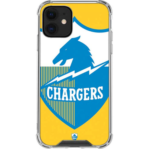 NFL Los Angeles Chargers Retro Logo iPhone 12 Mini Clear Case