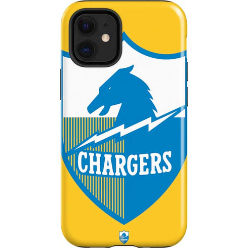 NFL Los Angeles Chargers Retro Logo iPhone 12 Mini Impact Case