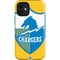 NFL Los Angeles Chargers Retro Logo iPhone 12 Mini Impact Case