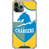 NFL Los Angeles Chargers Retro Logo iPhone 12 Pro Max Clear Case