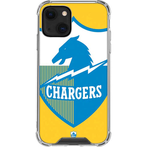 NFL Los Angeles Chargers Retro Logo iPhone 13 Mini Clear Case