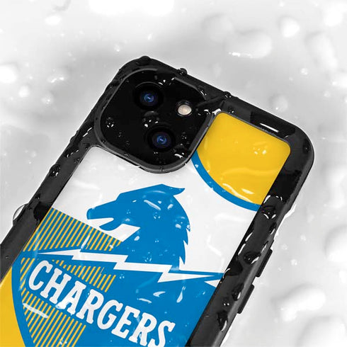 NFL Los Angeles Chargers Retro Logo iPhone 13 Mini Waterproof Case