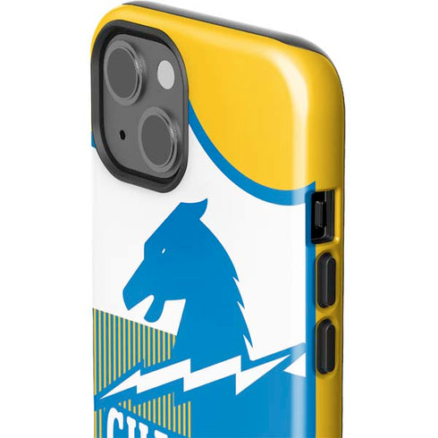 NFL Los Angeles Chargers Retro Logo iPhone 15 Plus Impact Case