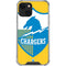 NFL Los Angeles Chargers Retro Logo iPhone 15 Plus Clear Case
