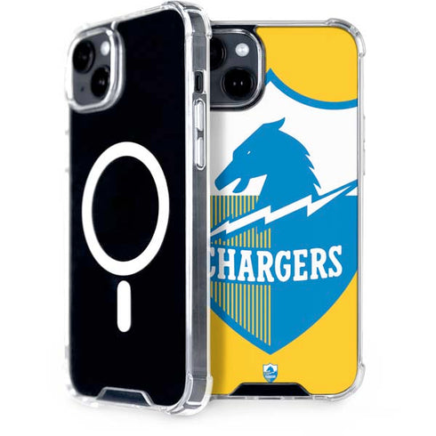 NFL Los Angeles Chargers Retro Logo iPhone 15 Plus MagSafe Case