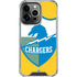 NFL Los Angeles Chargers Retro Logo iPhone 15 Pro Clear Case