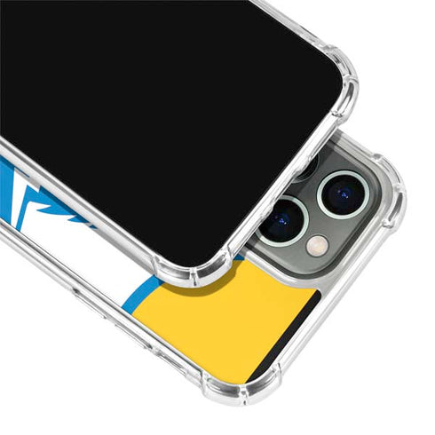 NFL Los Angeles Chargers Retro Logo iPhone 15 Pro Clear Case