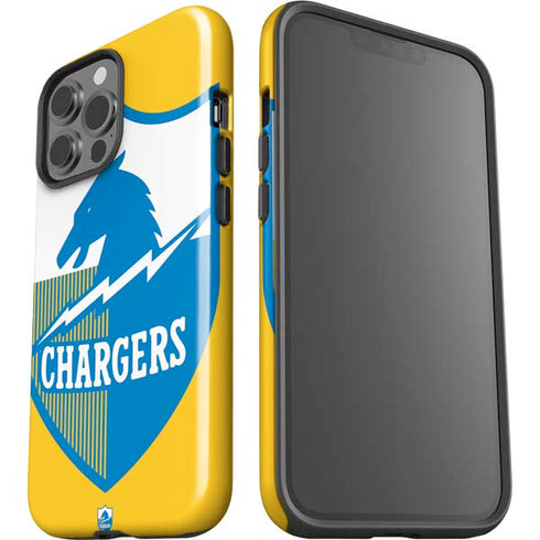 NFL Los Angeles Chargers Retro Logo iPhone 15 Pro Max Impact Case