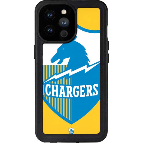 NFL Los Angeles Chargers Retro Logo iPhone 14 Pro Max Waterproof Case