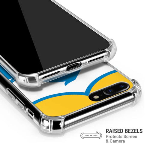 NFL Los Angeles Chargers Retro Logo iPhone 7/8 Plus Clear Case