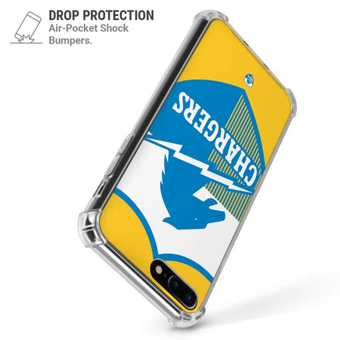 NFL Los Angeles Chargers Retro Logo iPhone 7/8 Plus Clear Case