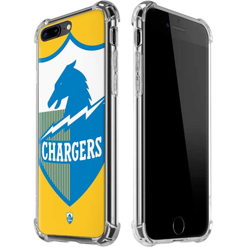 NFL Los Angeles Chargers Retro Logo iPhone 7/8 Plus Clear Case