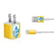NFL Los Angeles Chargers Retro Logo iPhone Charger (5W USB) Skin