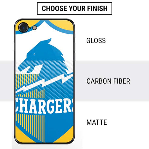 NFL Los Angeles Chargers Retro Logo iPhone SE (2nd & 3rd Gen) Skin