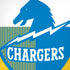 NFL Los Angeles Chargers Retro Logo iPhone X Pro Case